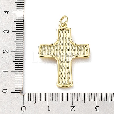 Rack Plating Eco-Friendly Brass Pendants KK-Z036-03G-1