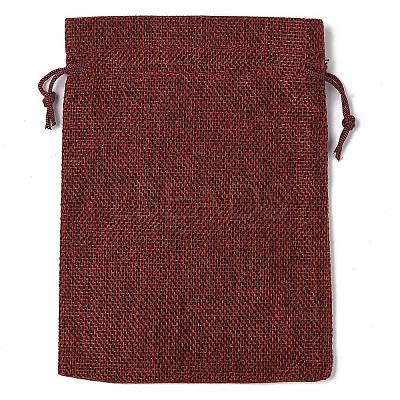 Christmas Theme Jute Cloth Storage Bags LS-ABAG-F010-01B-06-1