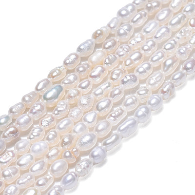 Natural Cultured Freshwater Pearl Beads Strands PEAR-N012-02J-1