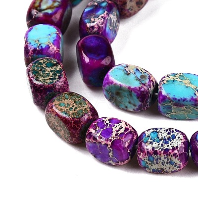 Natural Imperial Jasper Beads Strands G-N342-62D-1