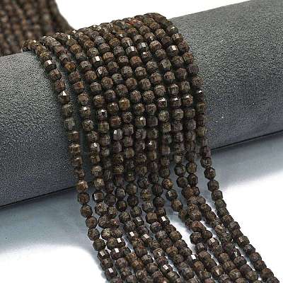 Natural Red Snowflake Obsidian Beads Strands G-A260-A14-01-1