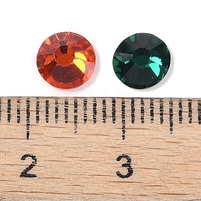 Glass Flat Back Rhinestone RGLA-C002-SS30-M-1