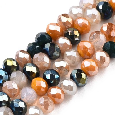 Glass Beads Strands X-GLAA-T006-16B-1