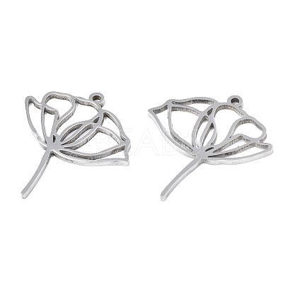 Non-Tarnish 201 Stainless Steel Pendants X-STAS-N098-048P-1