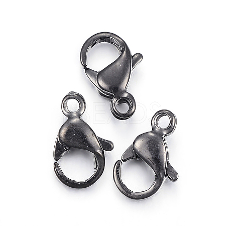 304 Stainless Steel Lobster Claw Clasps Ion Plating(IP) Y-STAS-H353-G-02B-1