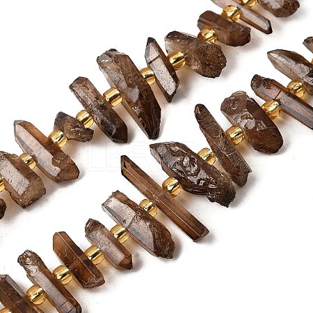 Natural Quartz Crystal Beads Strands G-F800-C17-1