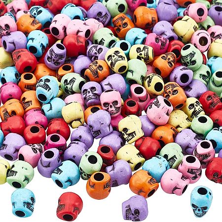 200Pcs Opaque Acrylic Beads SACR-NB0001-13-1