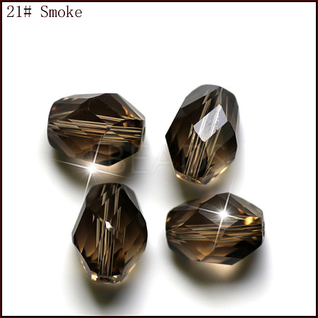 Imitation Austrian Crystal Beads SWAR-F077-13x10mm-21-1