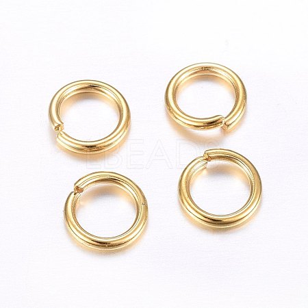 304 Stainless Steel Open Jump Rings STAS-O098-02G-15-1
