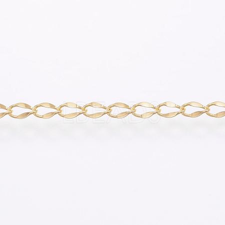 Handmade 304 Stainless Steel Curb Chains STAS-G038-11B-1