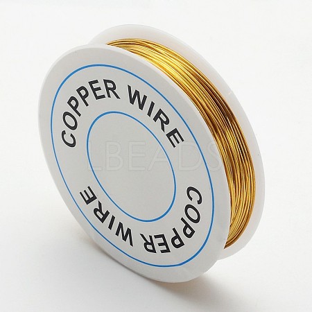 Round Craft Copper Wire X-CW0.6mm007-1