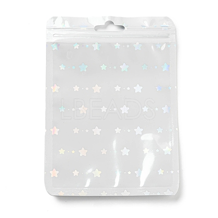 Rectangle Laser Plastic Yin-yang Zip Lock Gift Bags X1-OPP-E004-01B-A02-1