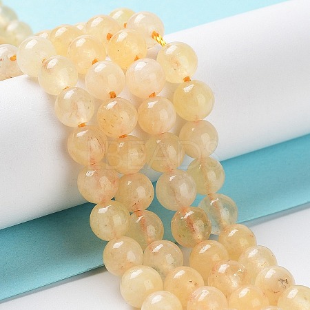 Dyed Natural Malaysia Jade Beads Strands G-G021-02A-11-1