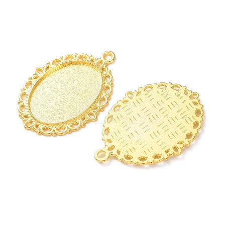 Tibetan Style Oval Alloy Pendant Cabochon Settings LS-TIBEP-Q054-44G-NR-1