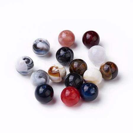 Acrylic Beads OACR-T008-11A-M-1
