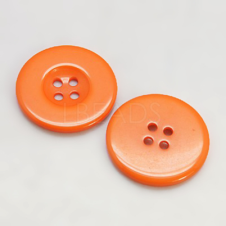 Resin Buttons RESI-D033-11mm-06-1