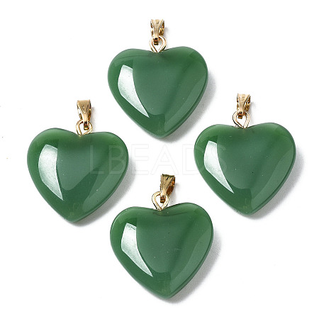 Spray Painted Glass Pendants X-GLAA-N035-016-A01-1