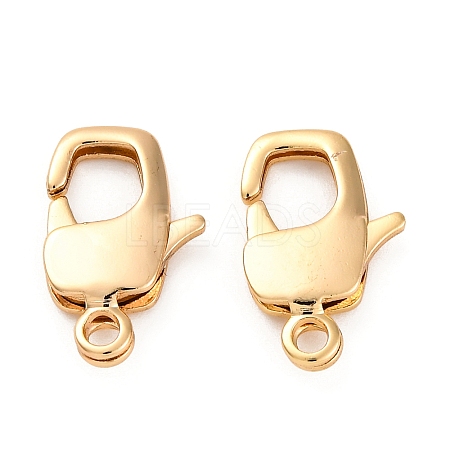 Brass Lobster Claw Clasps KK-H513-01A-G-1