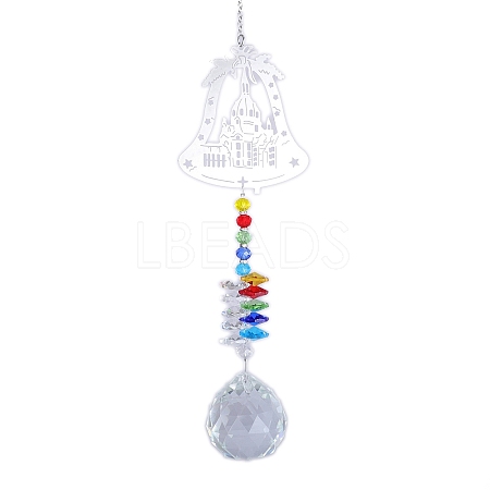 Stainless Steel Christmas Tree Snowflake Bell Wind Chime PW-WGCA156-03-1