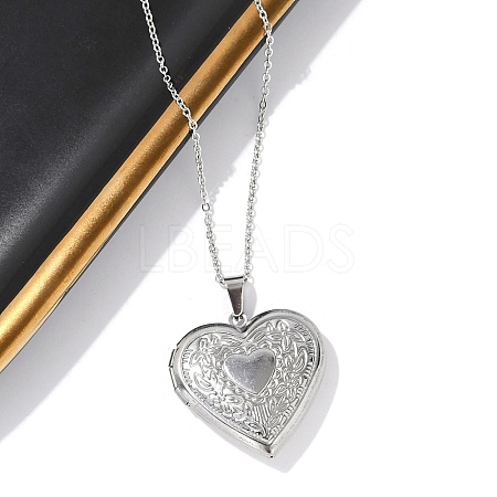 201 Stainless Steel Cable Chain Necklaces NJEW-M050-04F-P-1-1