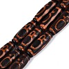 Tibetan Style Natural Agate dZi Beads Strands G-Q606-42G-01-2