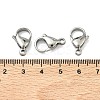 Tarnish Resistant 304 Stainless Steel Lobster Claw Clasps STAS-AB17-2