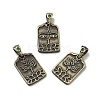 Tibetan Style Rack Plating Brass Pendant KK-Q805-15AB-1
