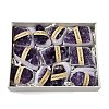 Natural Amethyst Geode Cornucopia Mineral Specimen DJEW-M014-02F-1