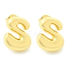 Rack Plating Brass Earrings EJEW-S222-01G-S-1