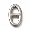 304 Stainless Steel Connector Charms STAS-P322-02B-P-1
