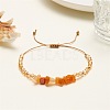 Natural Gemstones Adjustable Bracelets VY0463-4-1