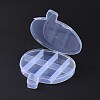 9 Grids Transparent Plastic Box CON-B009-04-4