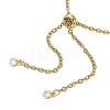 304 Stainless Steel Cable Chain Macrame Pouch Slider Necklace Making NJEW-JN05069-03-4