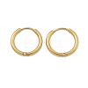 Ion Plating(IP) 304 Stainless Steel Huggie Hoop Earrings X-EJEW-F111A-17mm-G-2