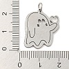 Non-Tarnish Halloween Laser Cut 304 Stainless Steel Pendant STAS-H184-14AP-3