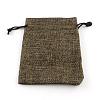 Burlap Packing Pouches Drawstring Bags ABAG-Q050-10x14-05-1
