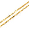 Fashionable 304 Stainless Steel Cable Chain Necklace Making X-STAS-A028-N081G-2