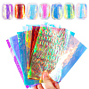 Aurora Laser Glass Paper Nail Art Stickers Decals MRMJ-WH20003-08-7