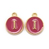 Golden Plated Alloy Enamel Charms LS-ENAM-S118-08I-1