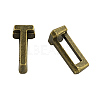Tibetan Style Alloy Letter Slide Charms TIBEB-Q055-20AB-NR-1
