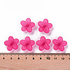 Frosted Acrylic Bead Caps MACR-S371-08A-706-4