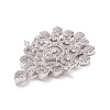 Eco-friendly Brass Micro Pave Clear Cubic Zirconia Big Pendants KK-D079-01P-3