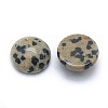 Natural Dalmatian Jasper Cabochons G-P393-R33-14mm-2
