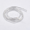 Electroplate Non-magnetic Synthetic Hematite Bead Strands G-K237-08M-1