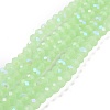 Electroplate Glass Beads Strands EGLA-A034-J8mm-L04-1