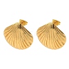 304 Stainless Steel Stud Earrings SA-CBA46AF-06G-02-4