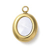 304 Stainless Steel Acrylic Pendants LS-STAS-M091-02E-G-1