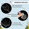 24Pcs 4 Style Transparent Acrylic Stirring Rods AJEW-FG0003-16-4