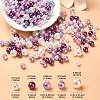 5 Colors ABS Plastic Imitation Pearl Beads KY-YW0001-63D-4