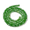 Baking Electroplate Glass Beads Strands DGLA-A039-J2MM-B11-2